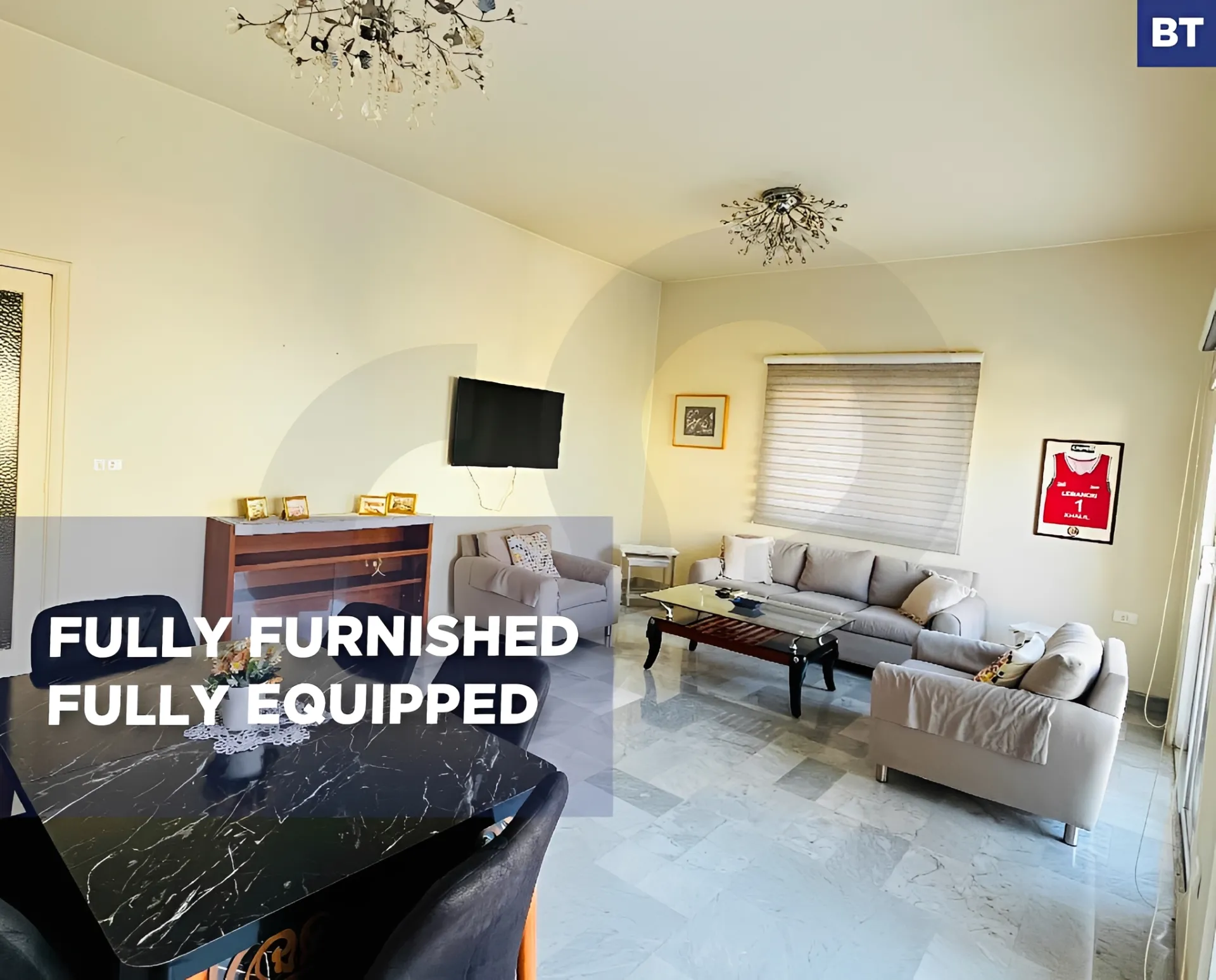 Apartment for Rent in Kfar Hbab - 2 bed, 2 bath