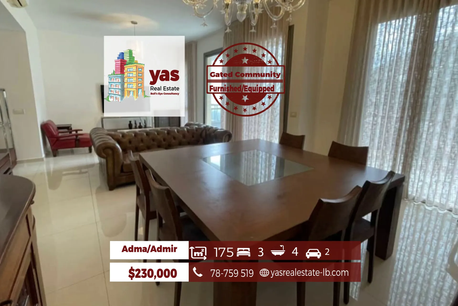 Apartment for Sale in Adma - 3 bed, 4 bath