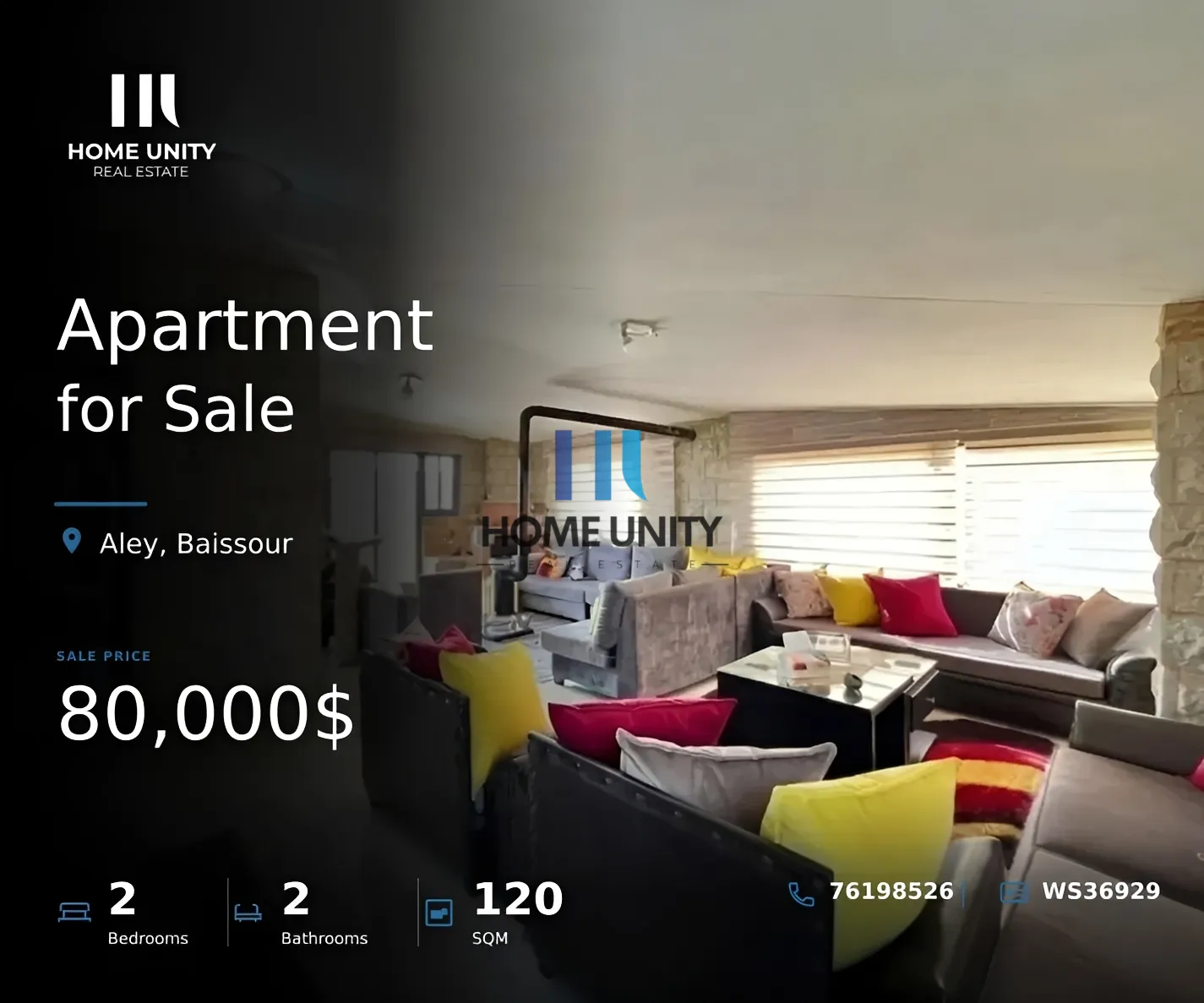Apartment for sale in Baisour, Lebanon