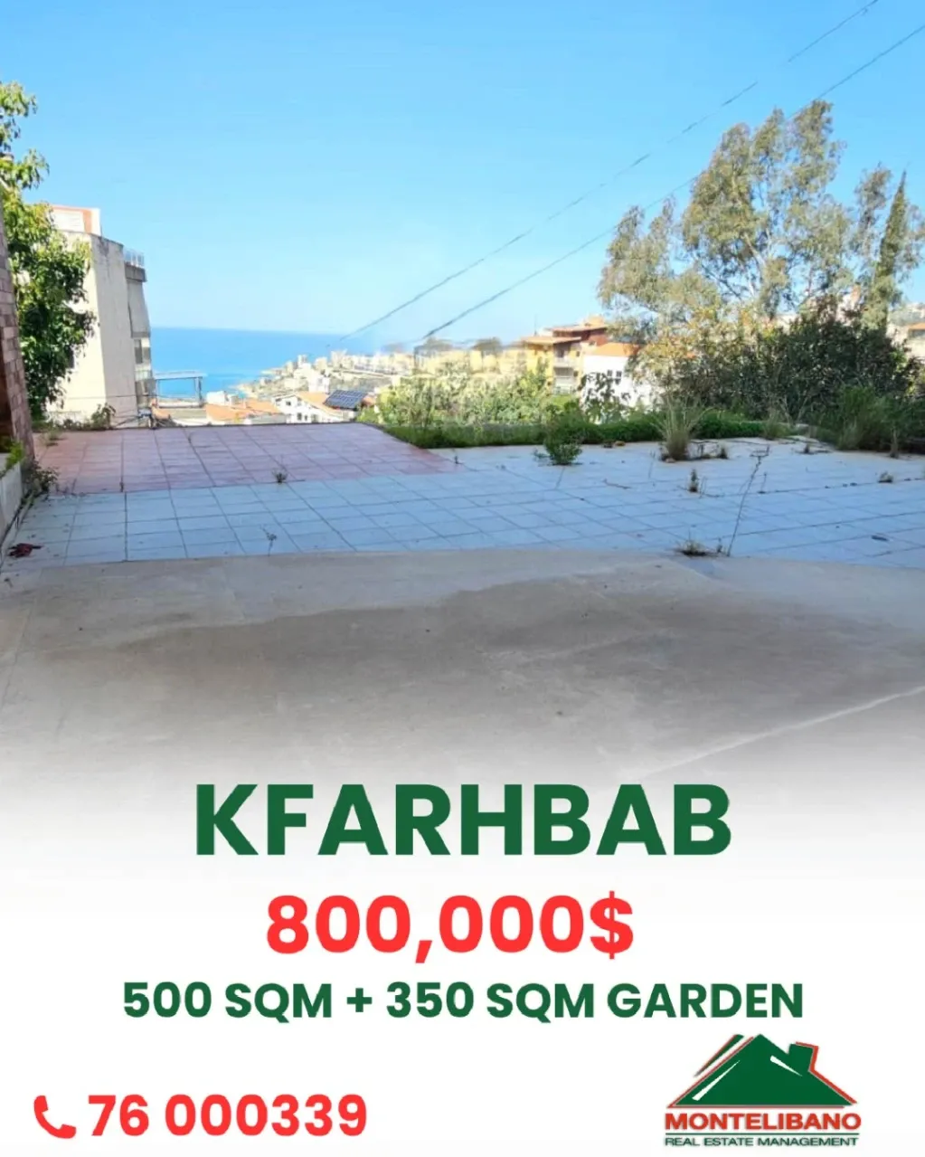 Apartment for sale in Kfar Hbab, Lebanon - 4 bed, 4 bath