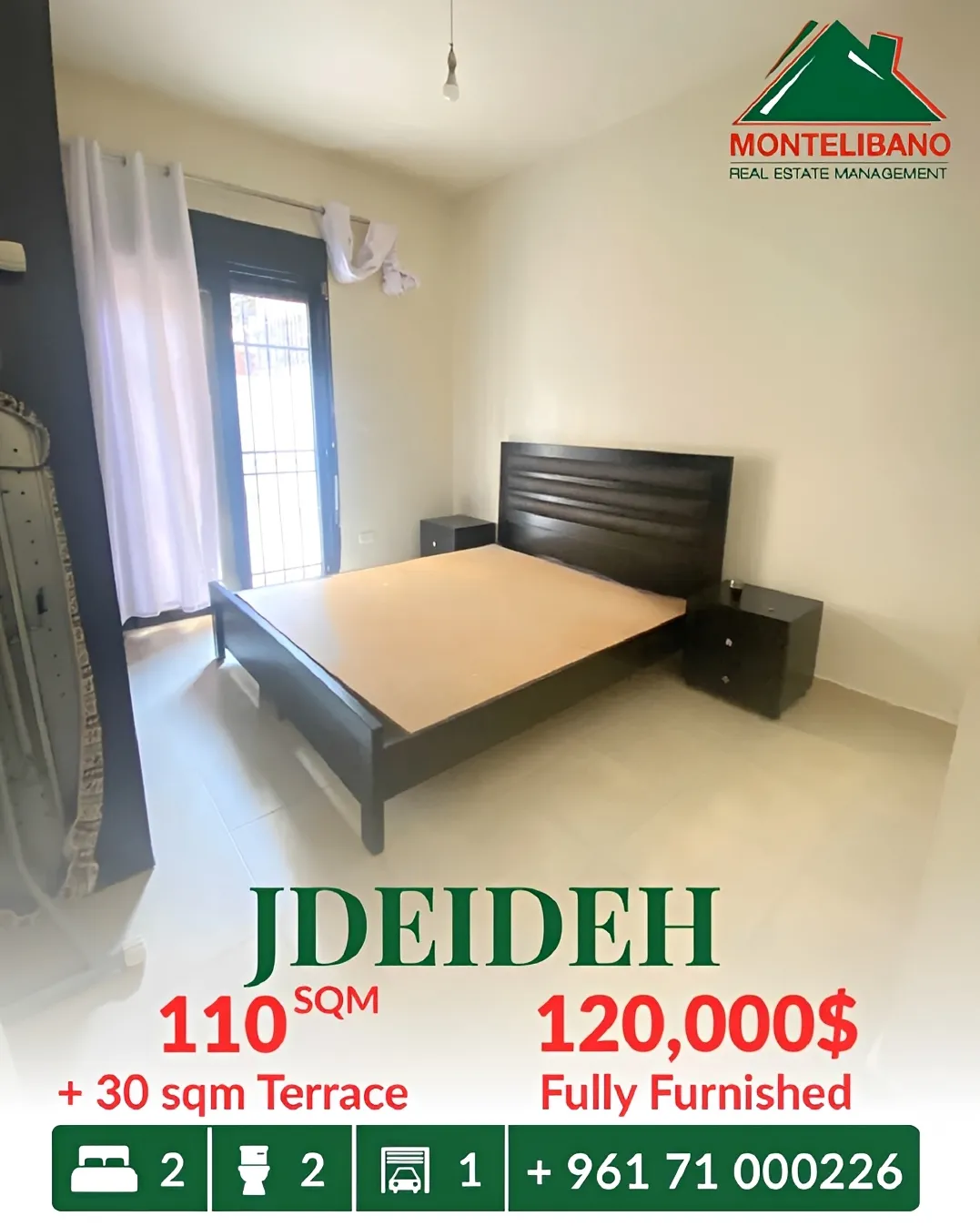 Apartment for sale in Jdeideh