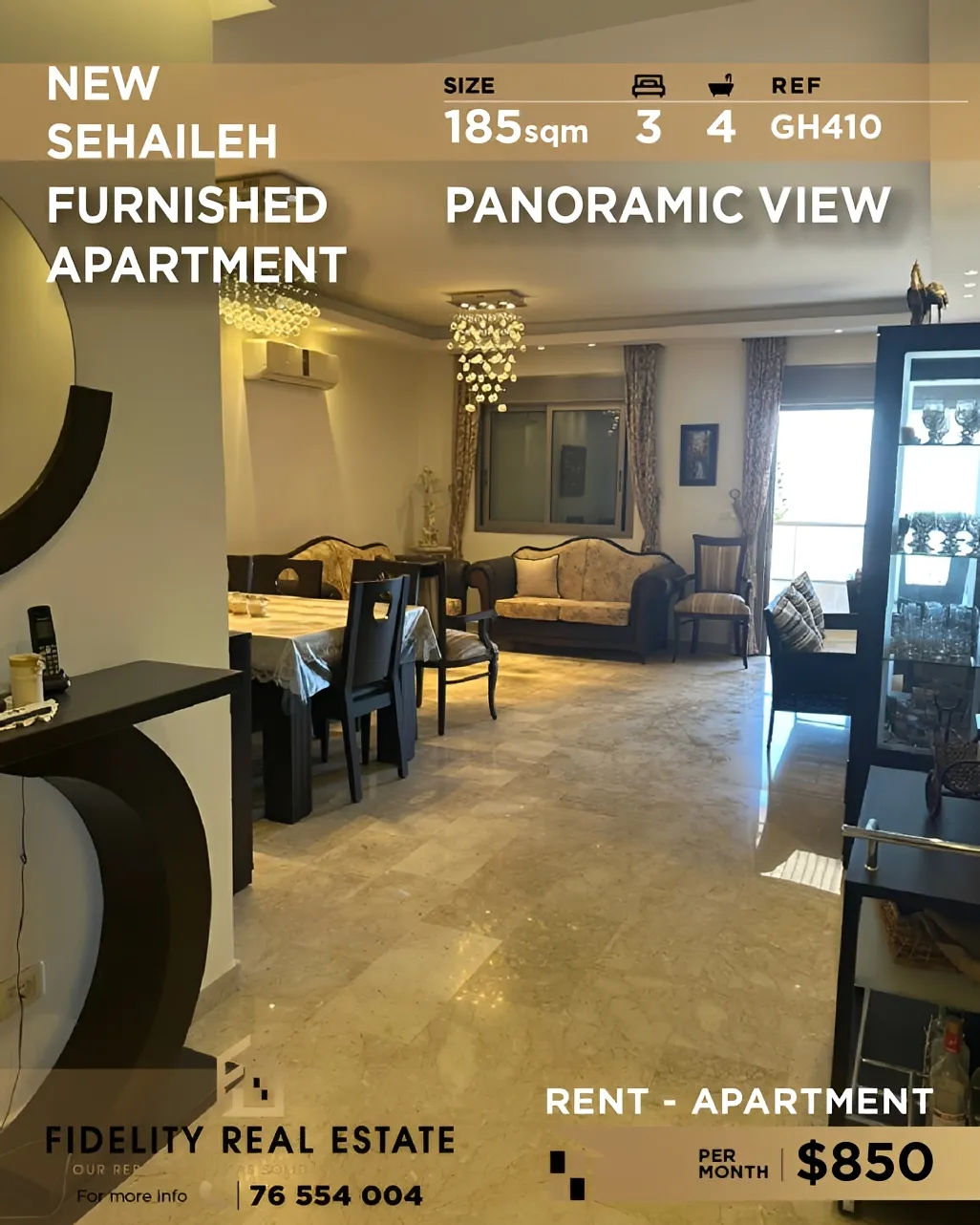 Apartment for rent in Sehayleh, Lebanon - 3 bed, 4 bath