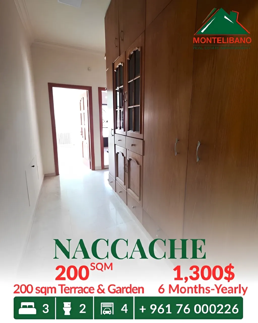House for rent in Naccache