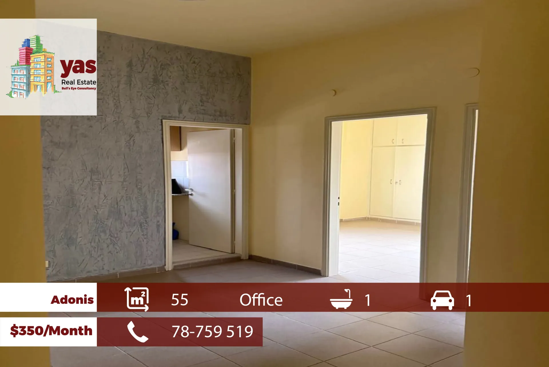 Office for Rent in Adonis