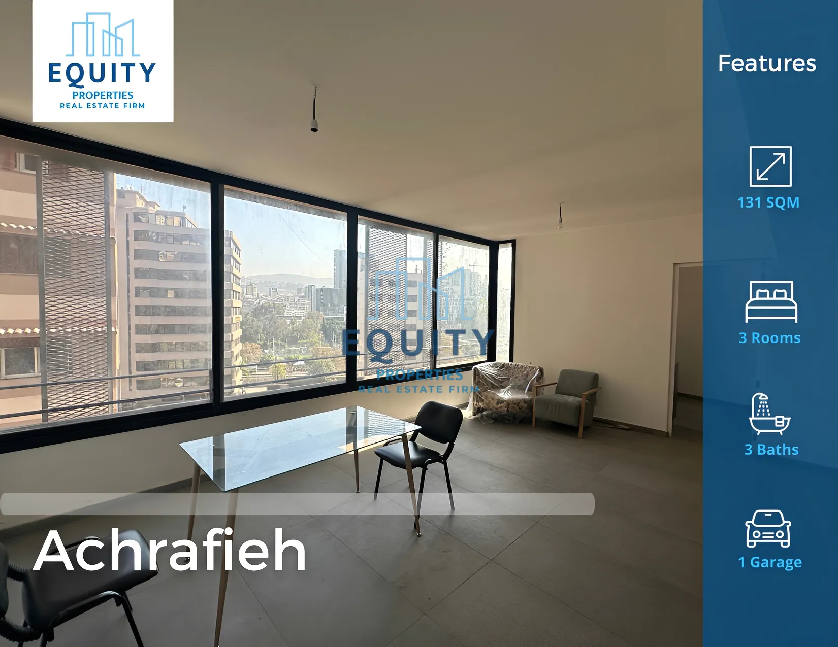 Apartment for Sale in Ashrafieh - 3 bed, 3 bath