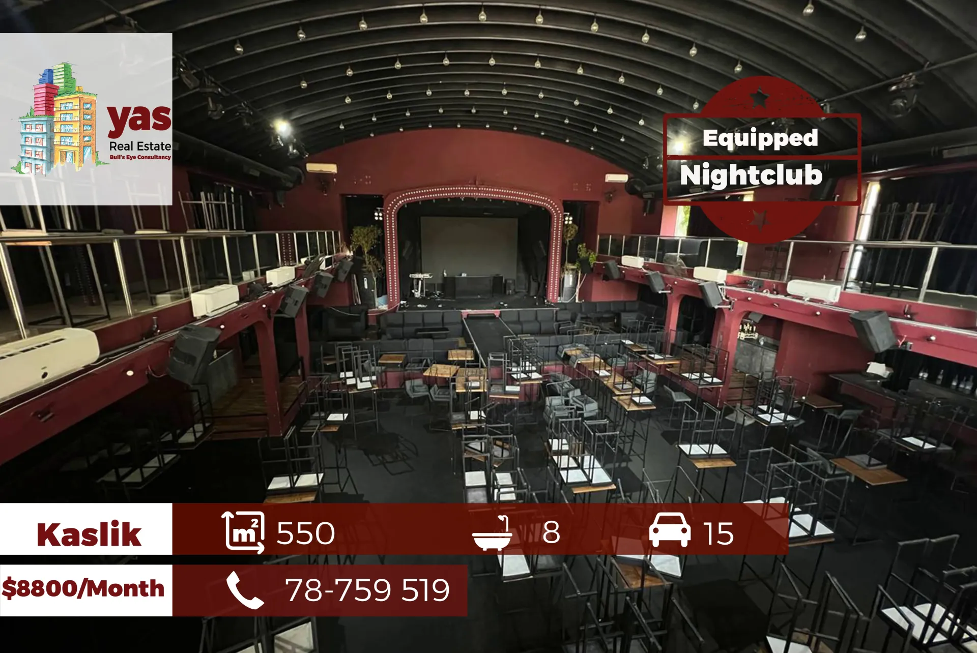 Showroom for rent in Kaslik