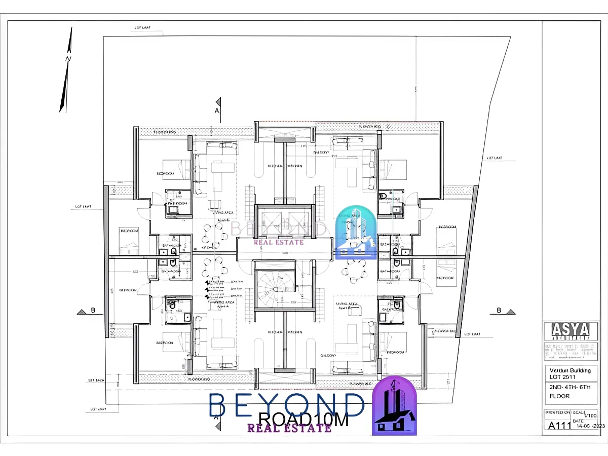 Apartment for sale in Verdun, Bayrut, Lebanon