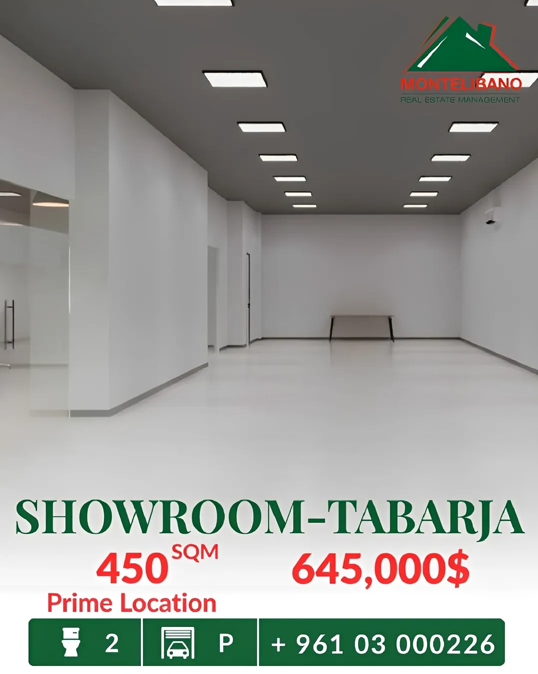 Warehouse for sale in Tabarja