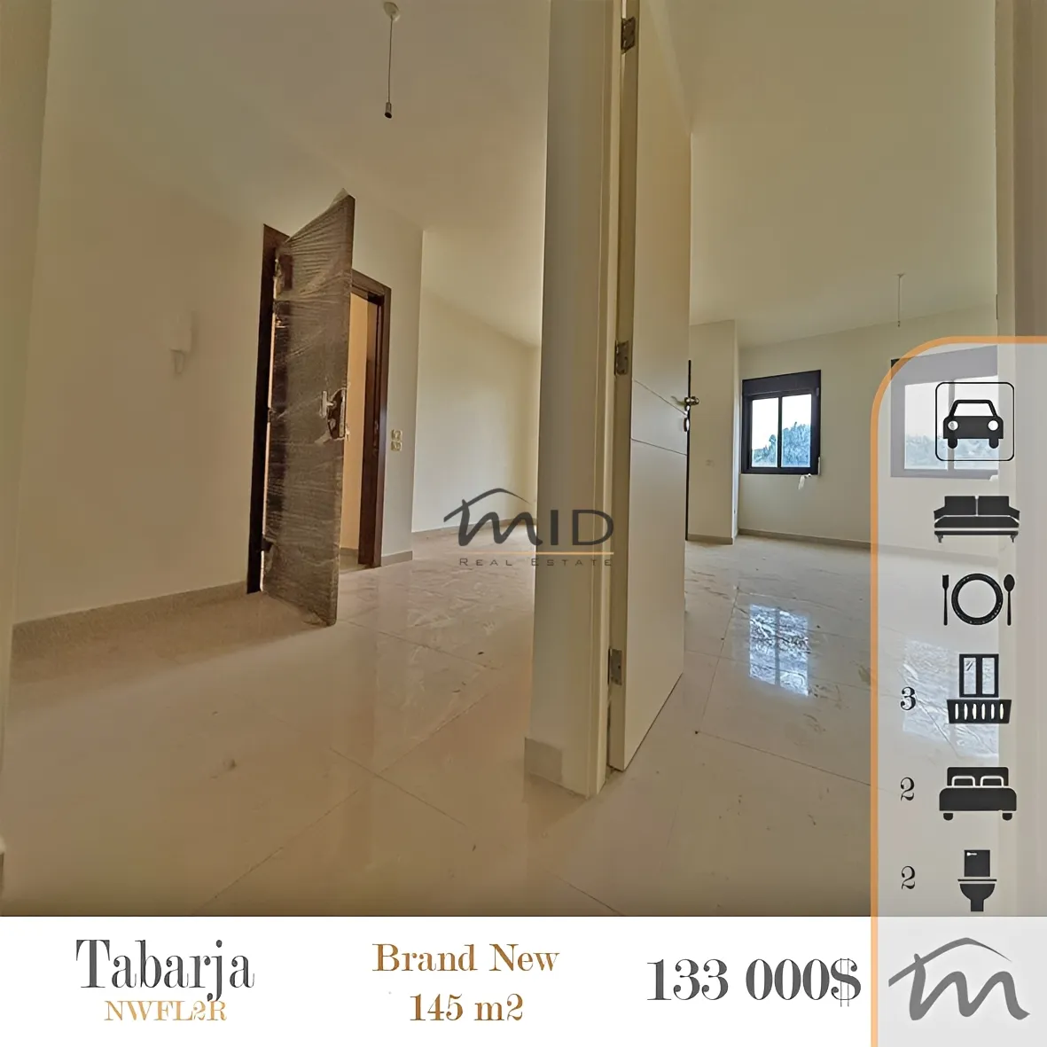 Apartment for sale in Tabarja, lebanon - 2 bed, 2.0 bath