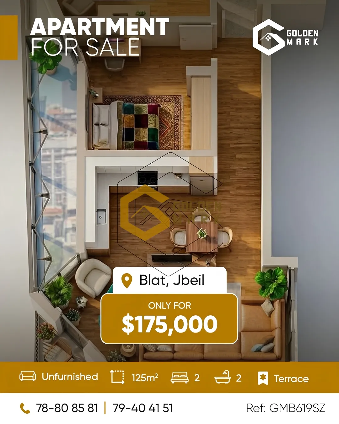 Apartment for Sale in Blat