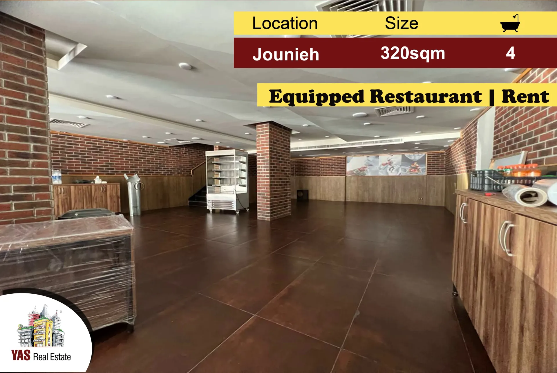 Restaurant for rent in Jounieh