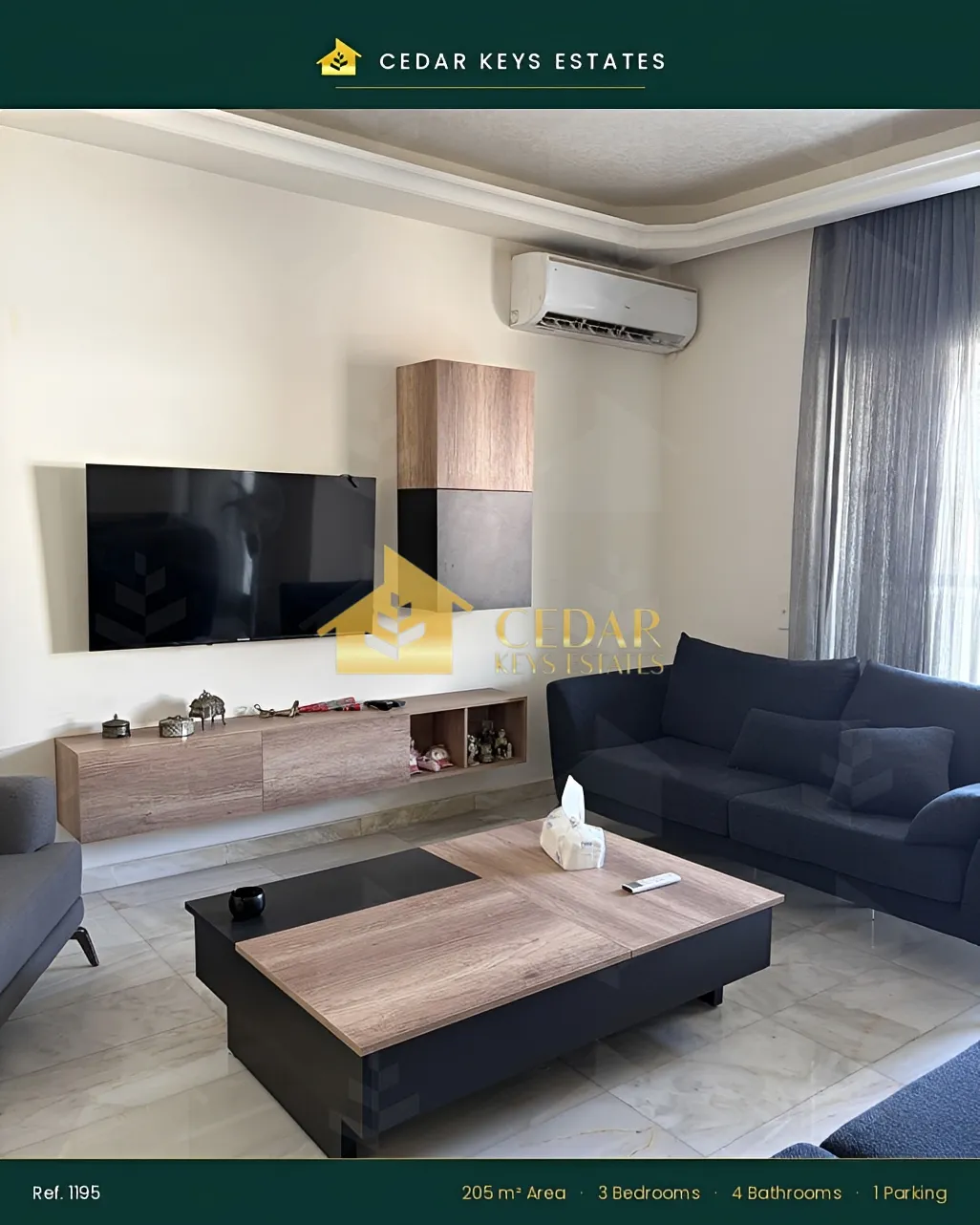 Apartment for sale in Al Zarif, Beirut, Lebanon
