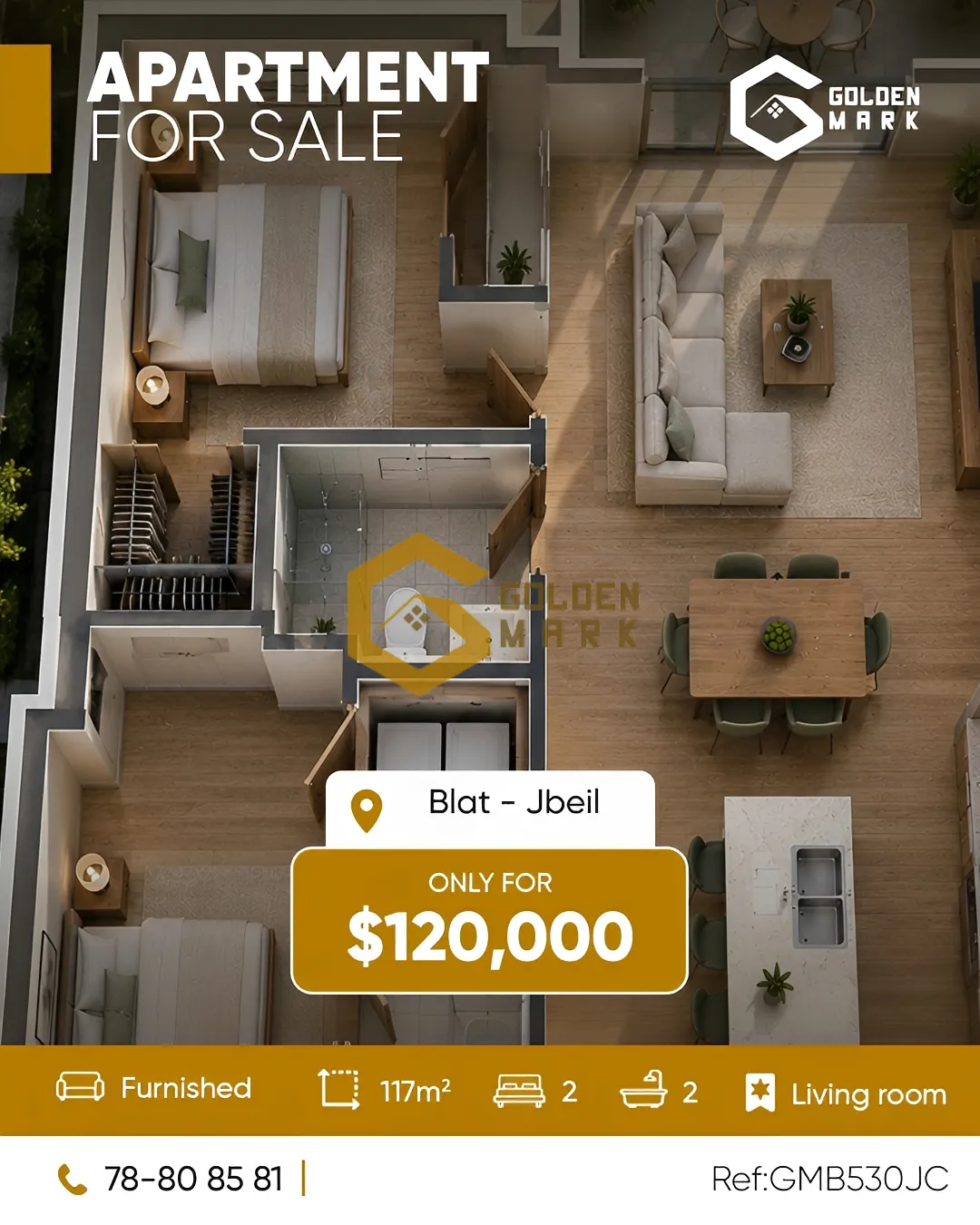 Apartment for Sale in Blat