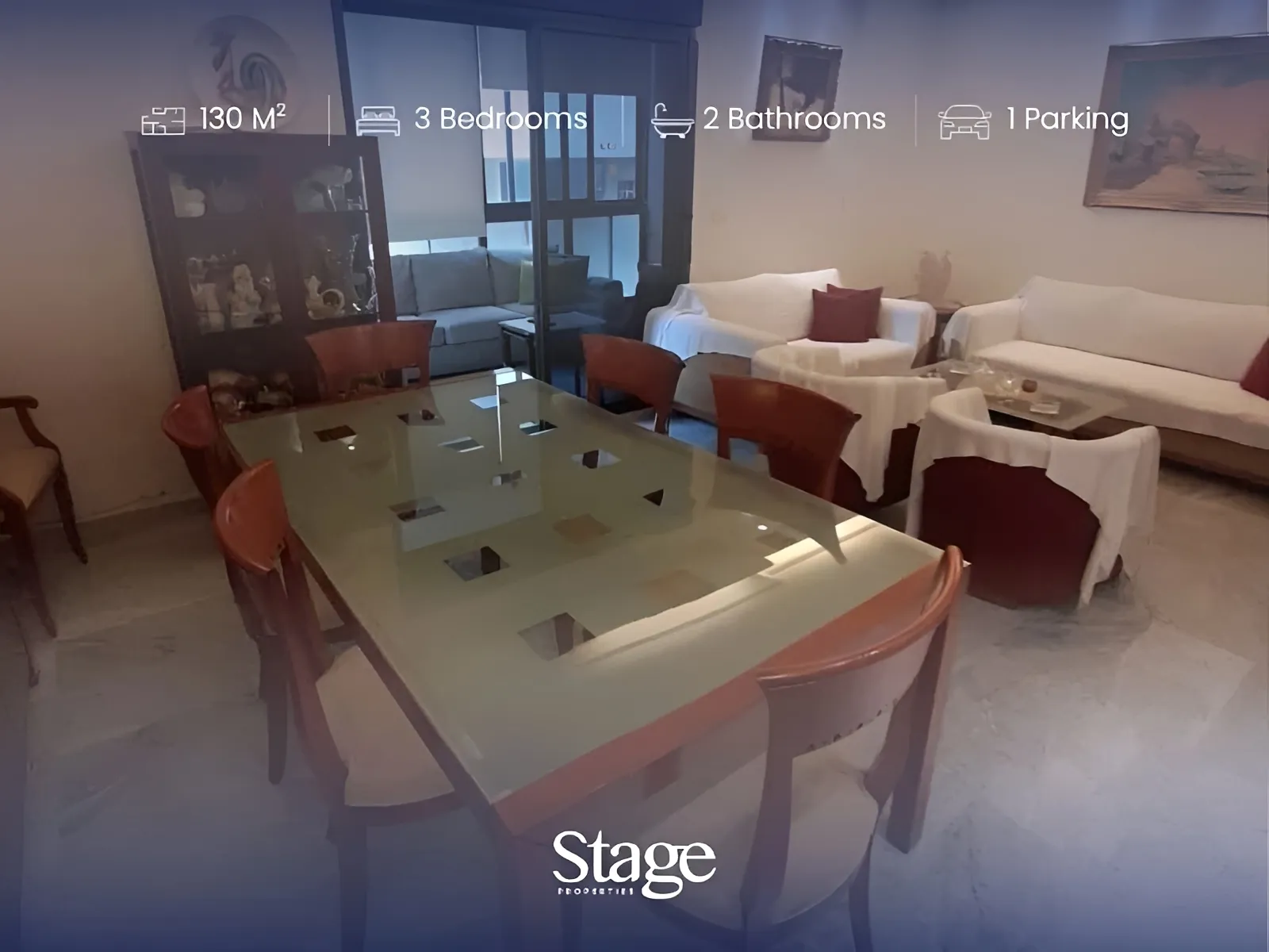 Apartment for sale in Zouk Mikael, Lebanon - 2 bed, 3 bath