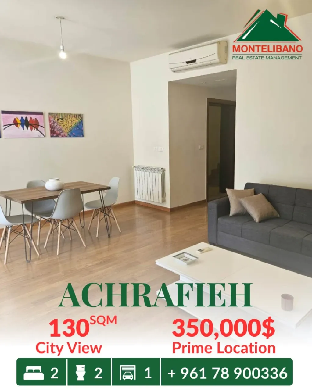 Apartment for sale in Achrafieh, Beirut, Lebanon