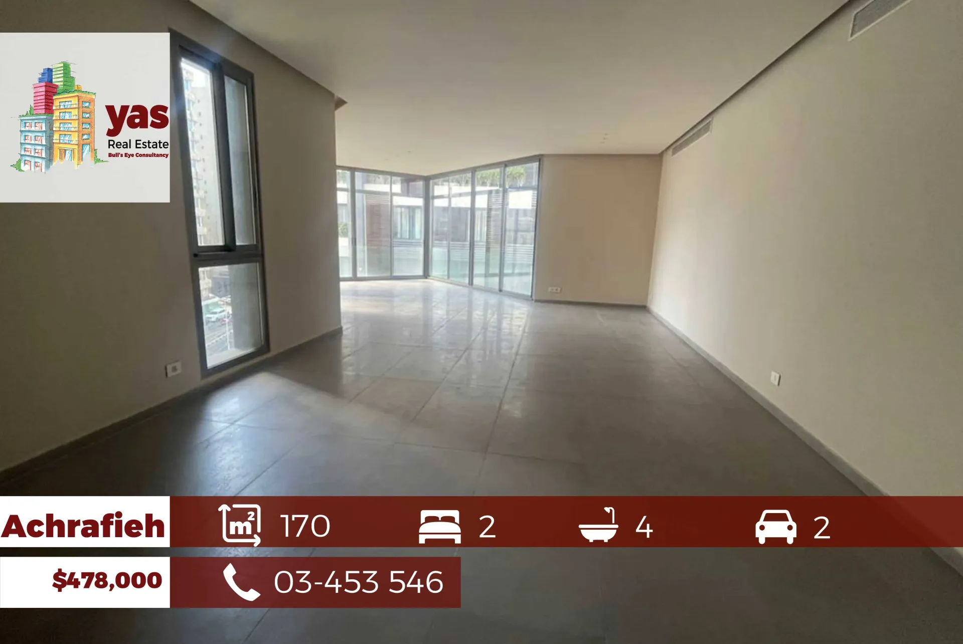 Apartment for Sale in Achrafieh