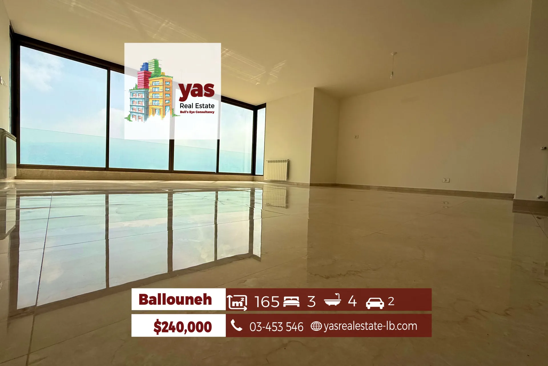 Apartment for Sale in Ballouneh