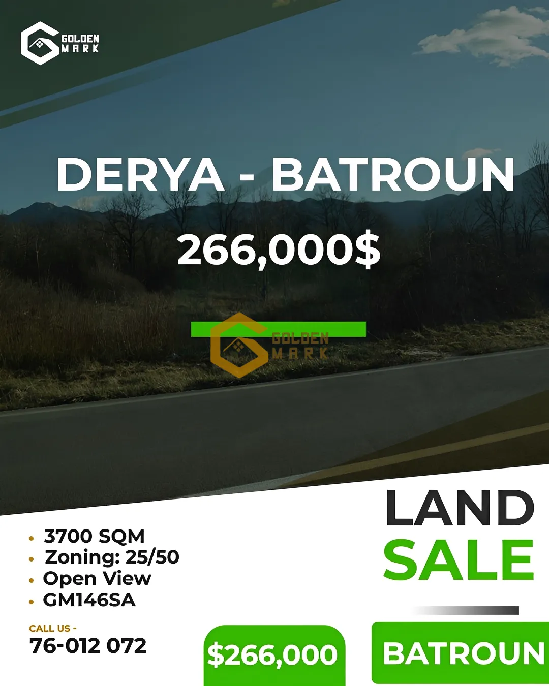 Land for Sale in Batroun