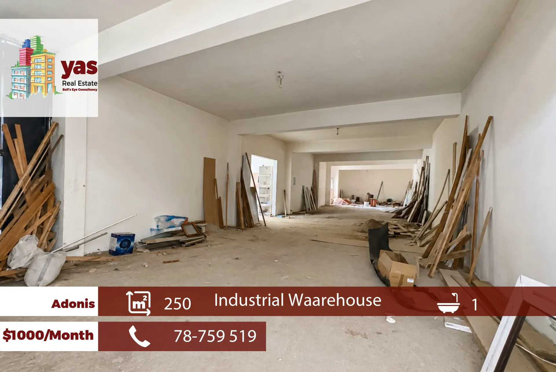 Warehouse for Rent in Adonis