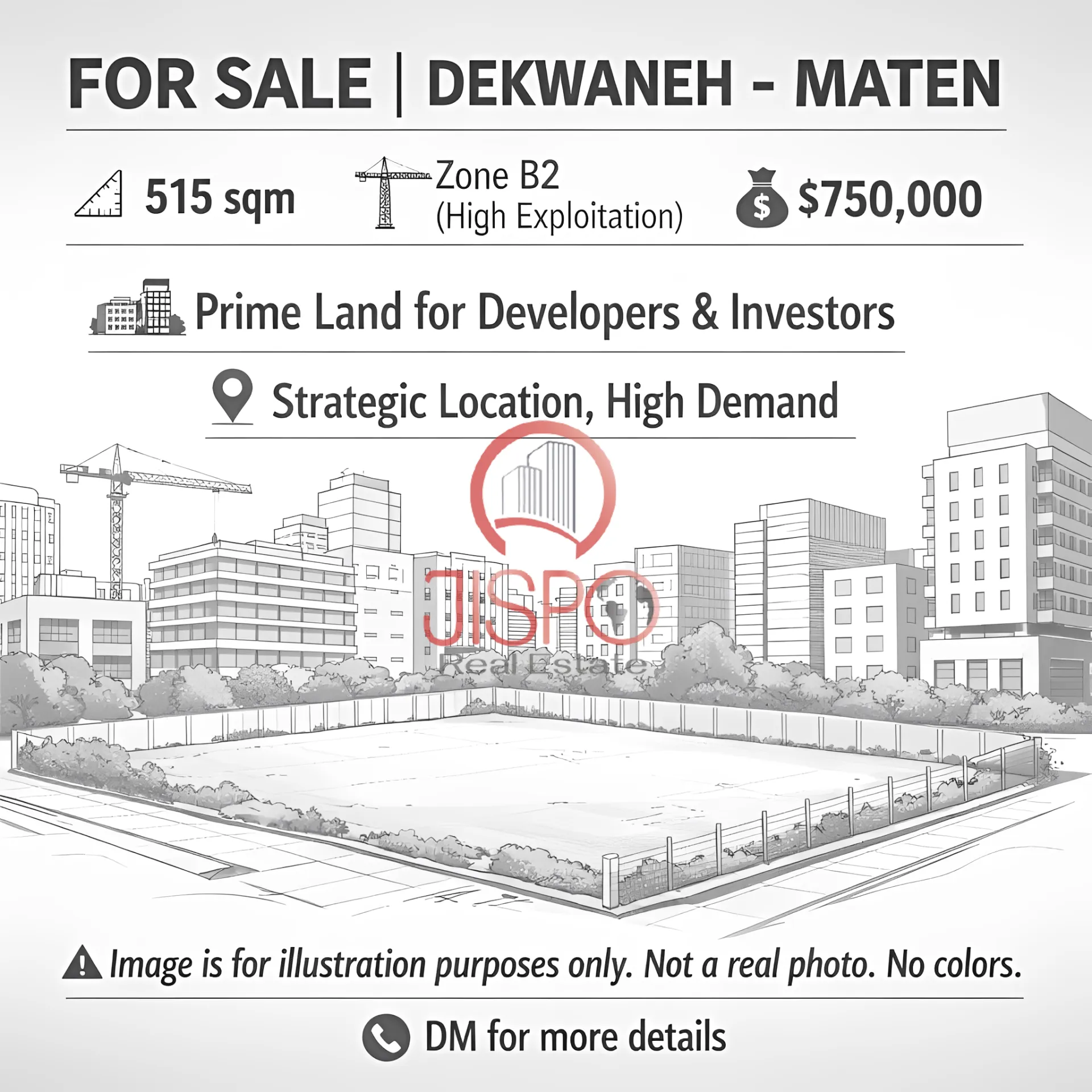 Land for Sale in Dekwaneh