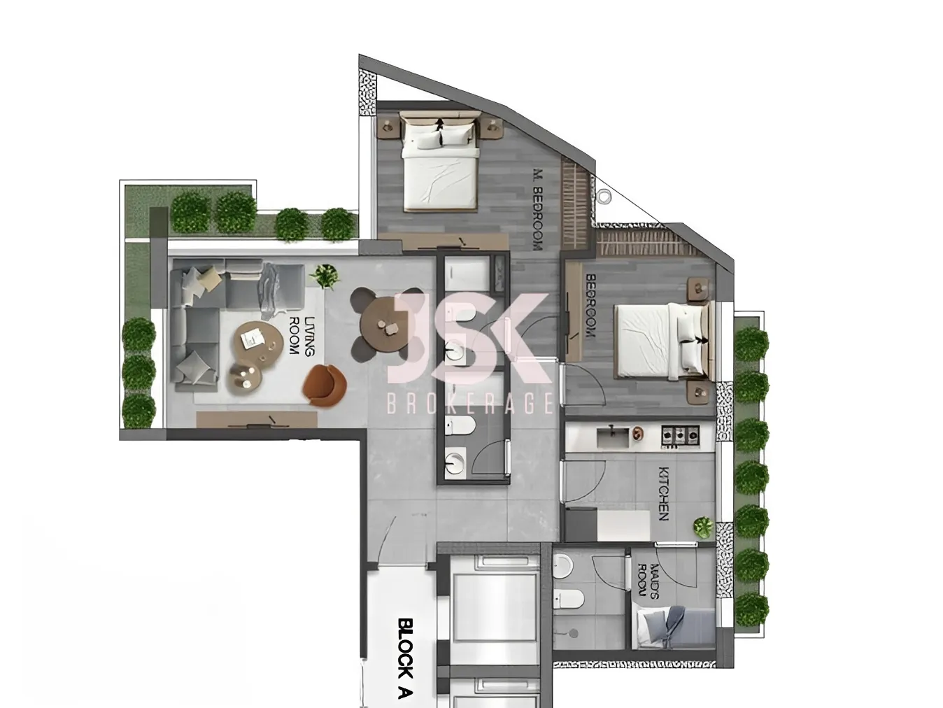 Loft for Sale in Sodeco, Beirut, Lebanon - 2 bed, 2 bath
