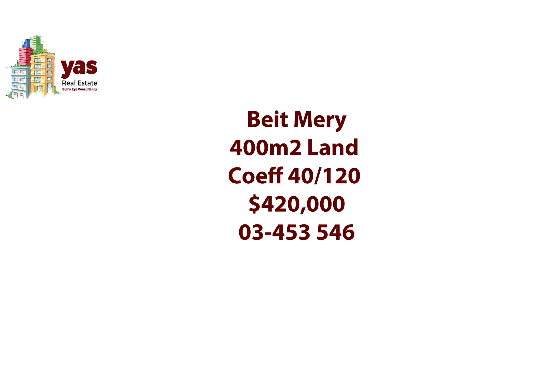 Land for Sale in Beit Mery