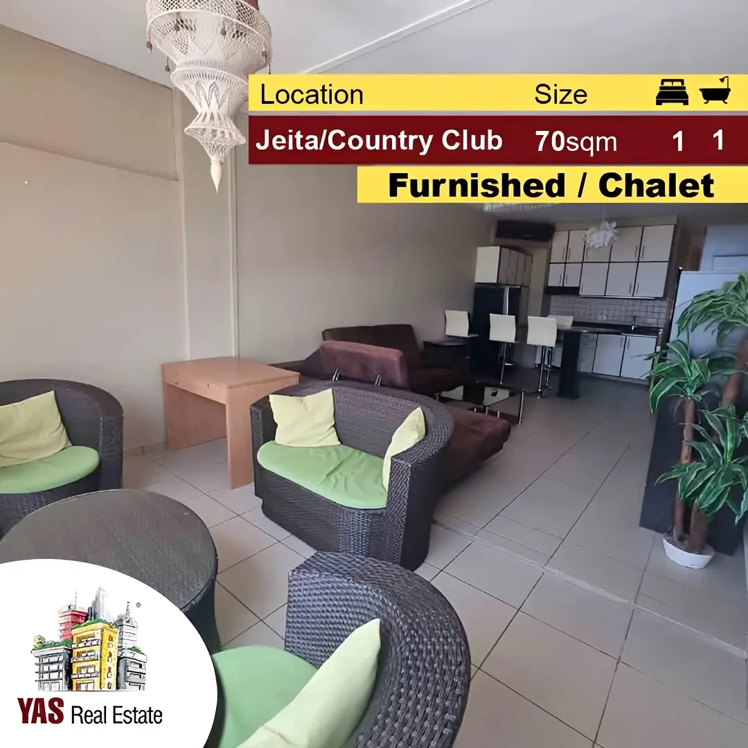 Chalet for rent in Jeita - 1 bed, 1 bath