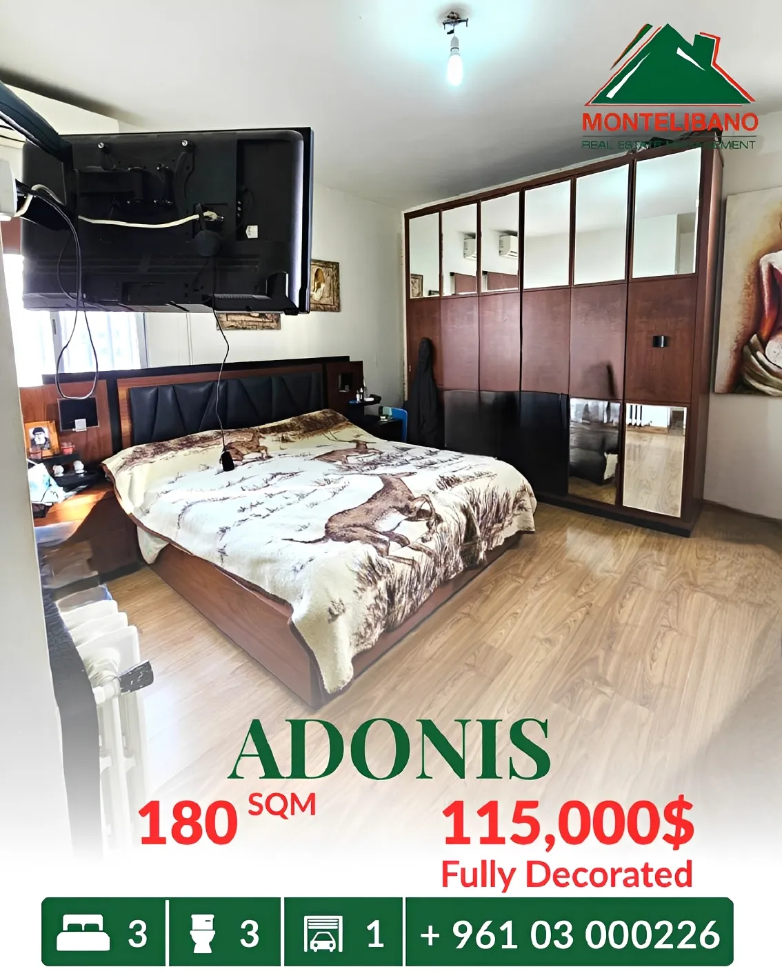 Apartment for sale in Adonis, Lebanon