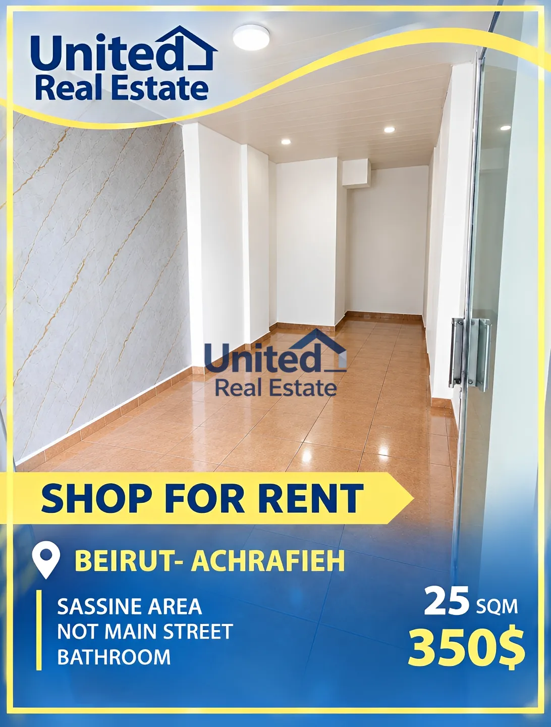 Shop for rent in Sassine