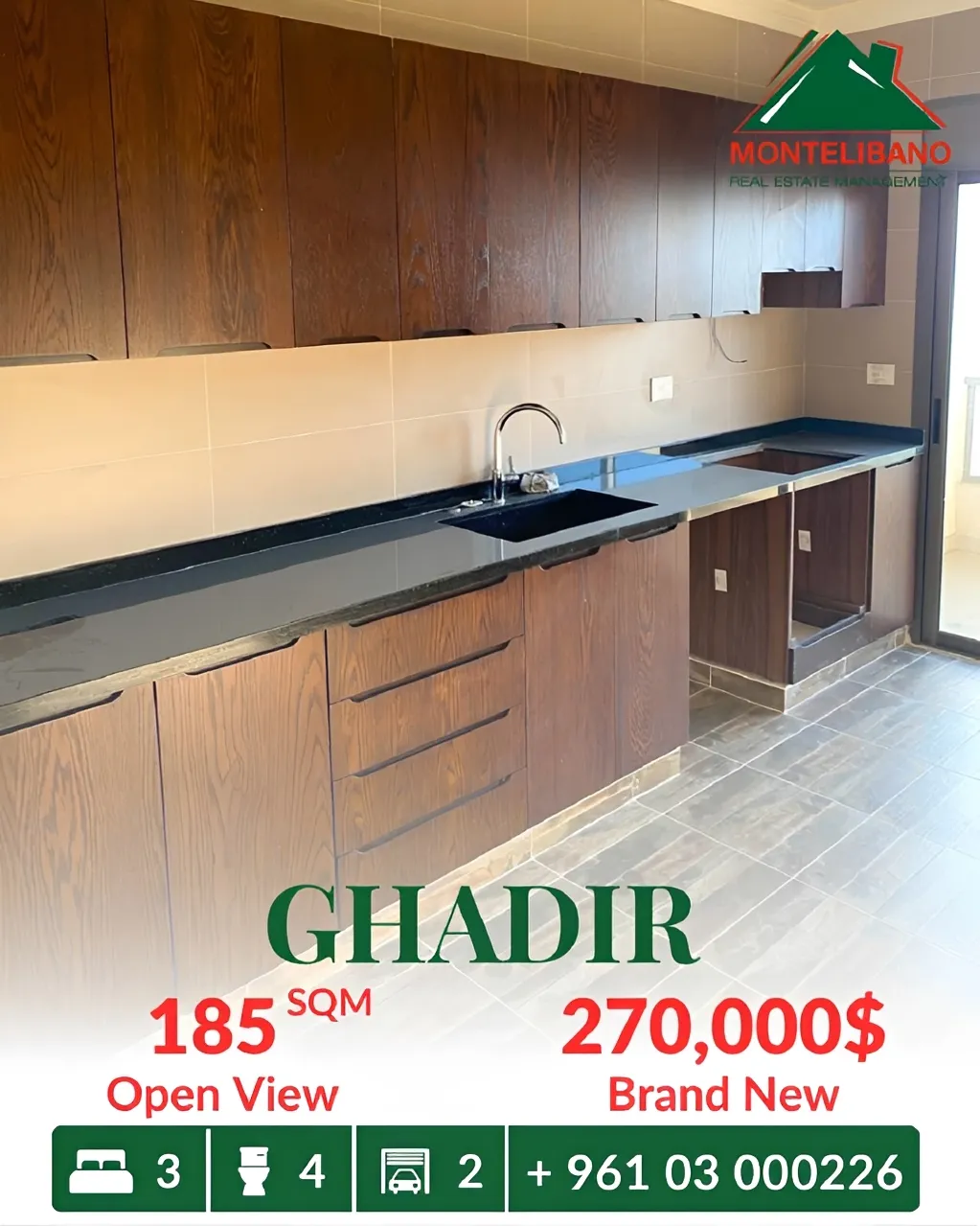 Apartment for sale in Ghadir, Lebanon