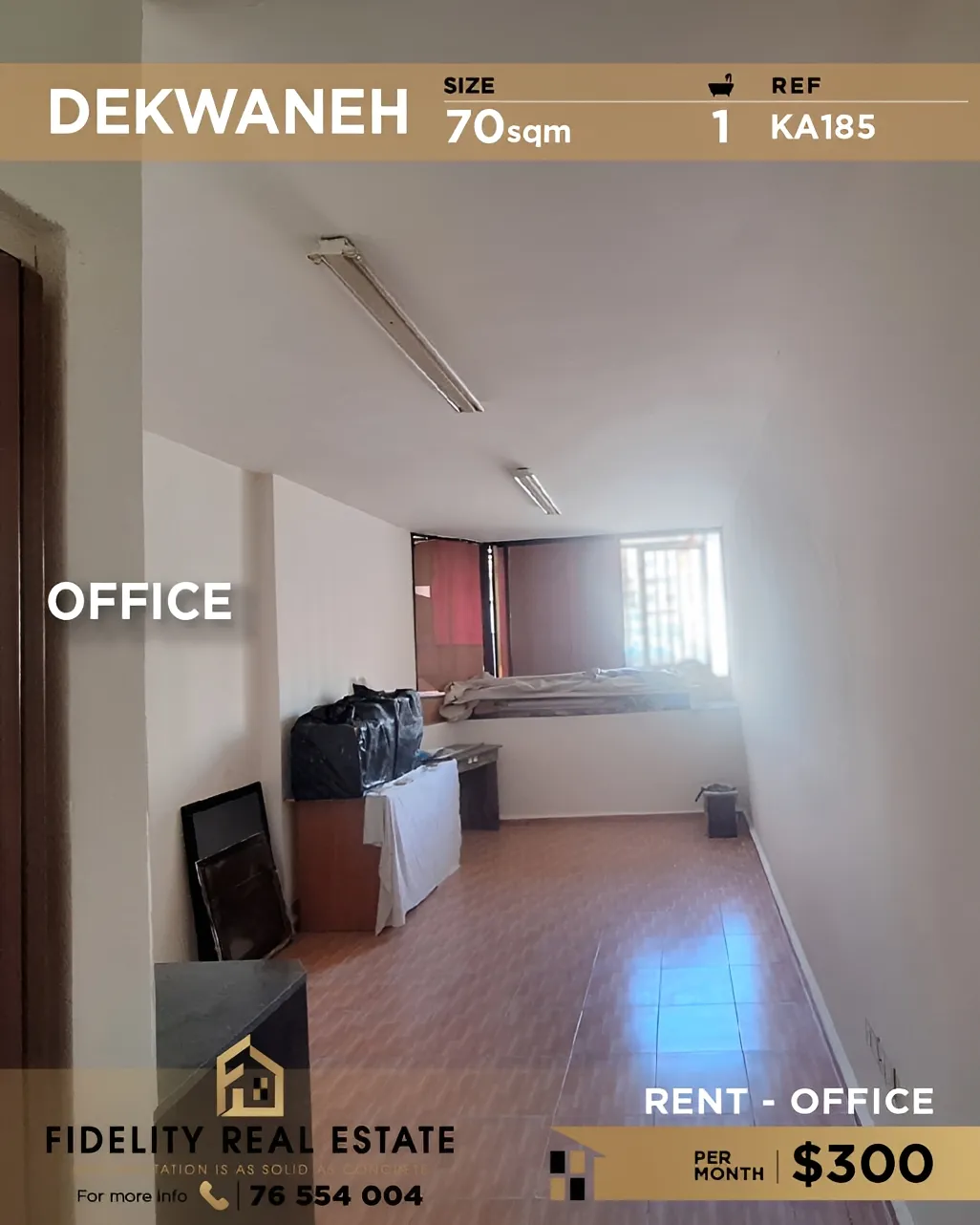 Office for rent in Dekwaneh, Lebanon