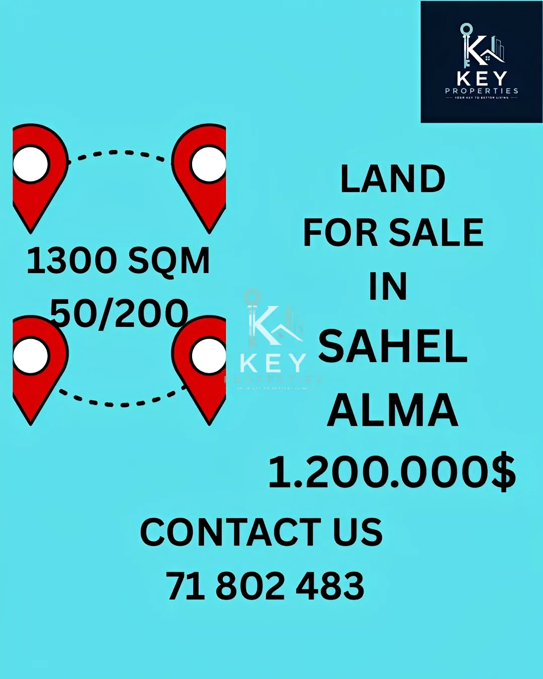 Land for sale in Sahel Aalma, Lebanon