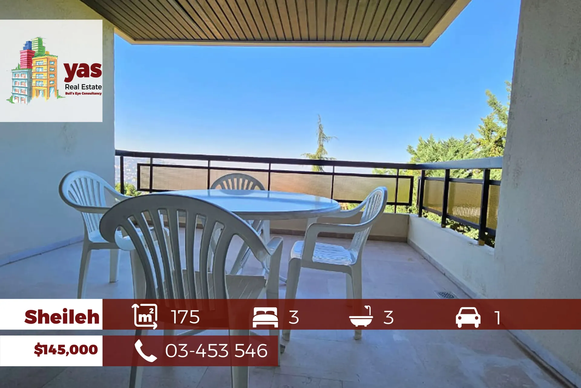 Apartment for Sale in Sehaile - 3 bed, 3 bath