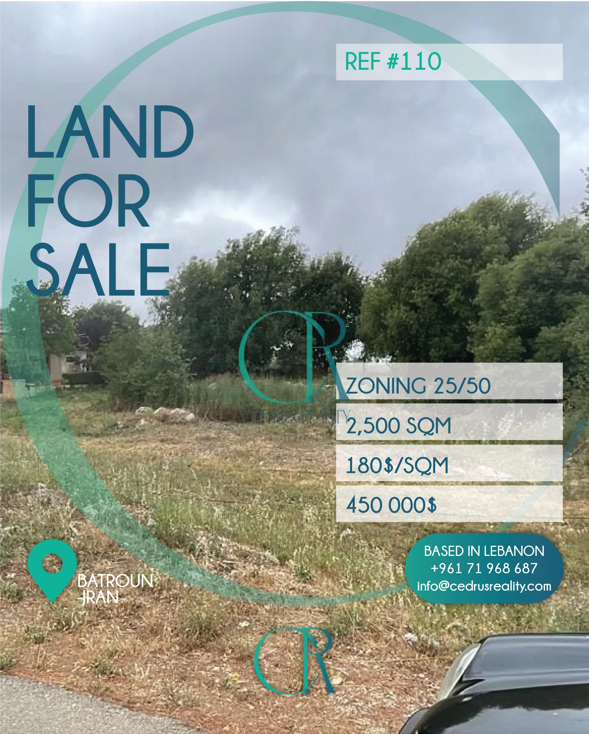 Residential Land for sale in Jran, Lebanon