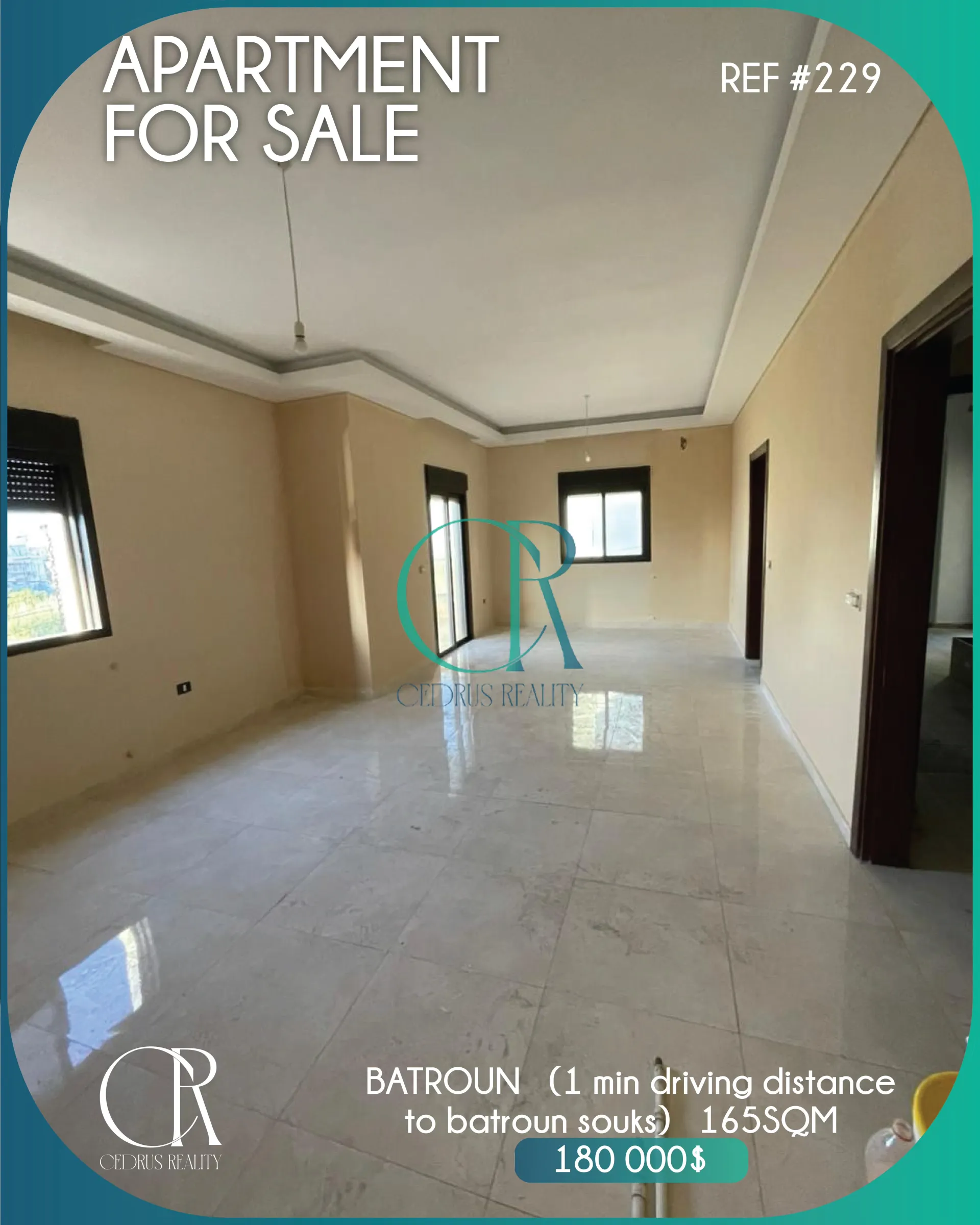 Apartment for sale in Batroun, Lebanon