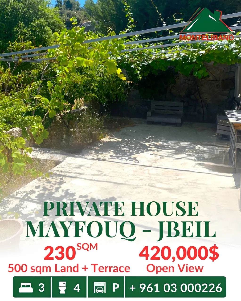 Apartment for sale in Mayfouq, Lebanon
