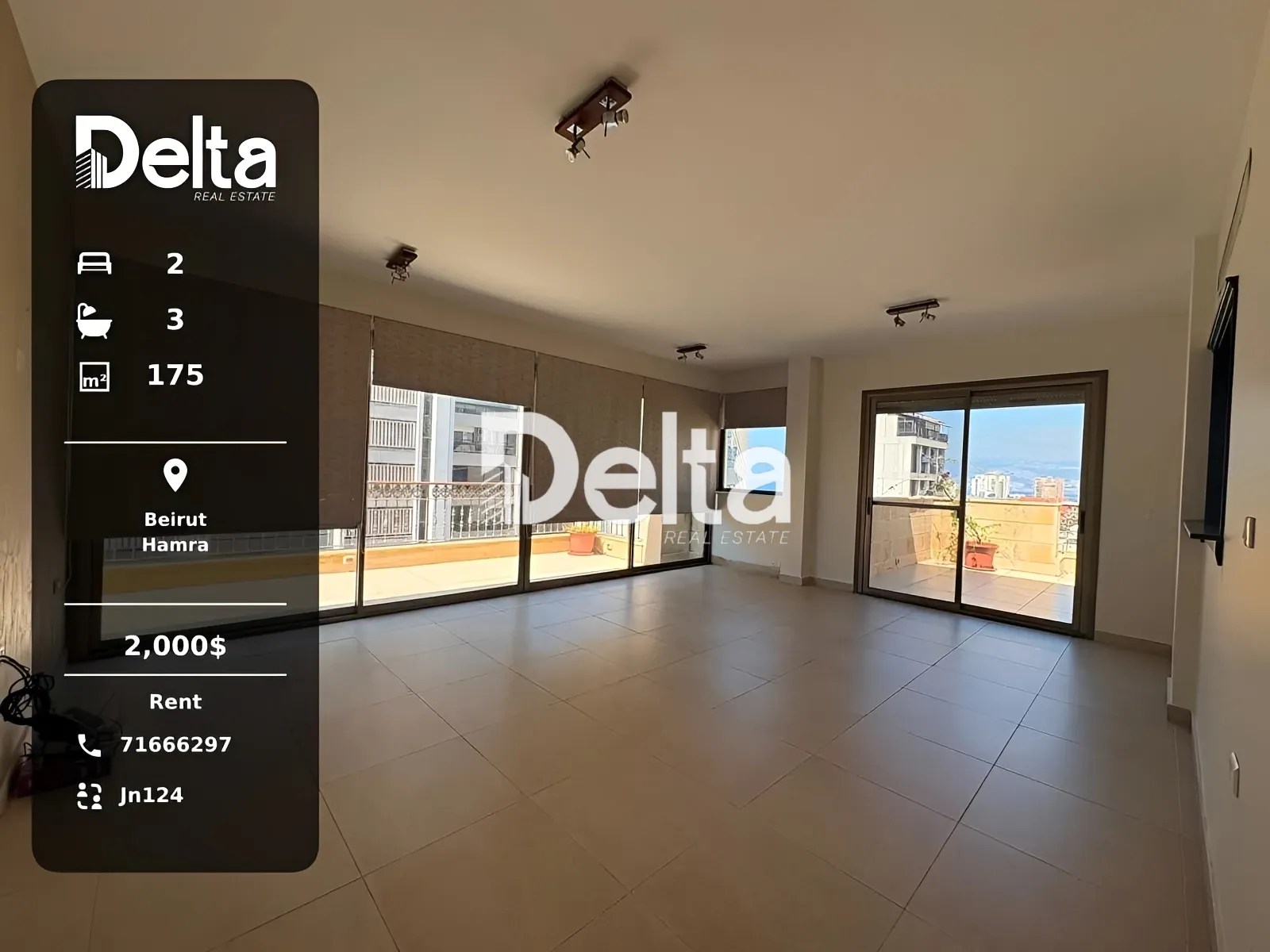 Apartment for rent in Hamra, beirut, lebanon