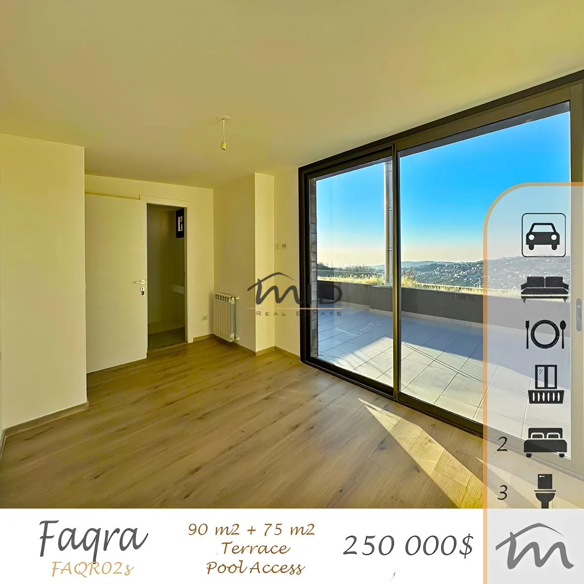 Chalet for sale in Faqra, lebanon