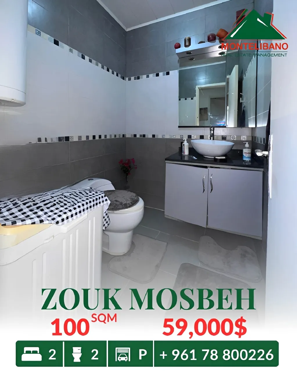 Apartment for sale in Zouk Mosbeh