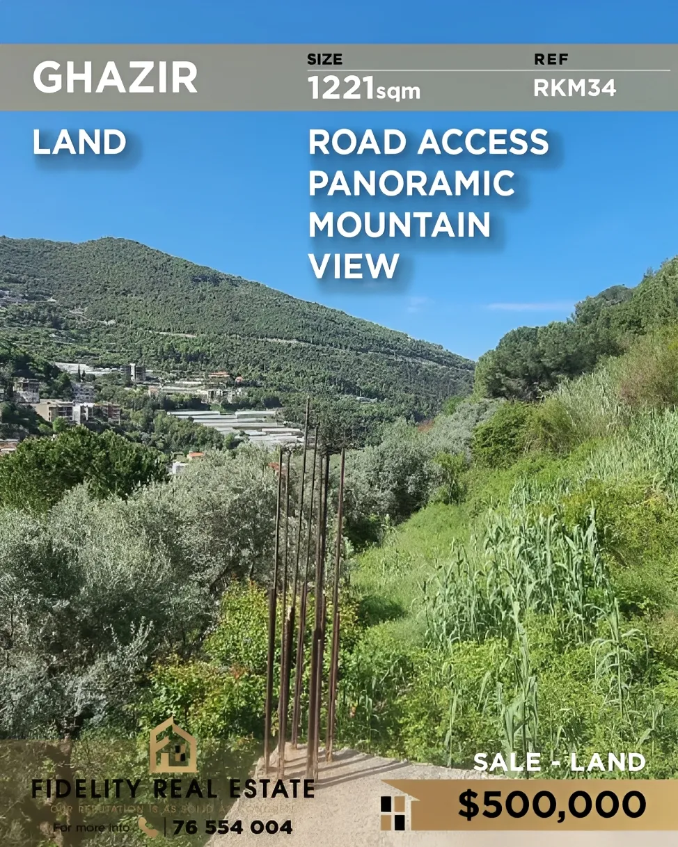 Residential Land for sale in Ghazir, Lebanon