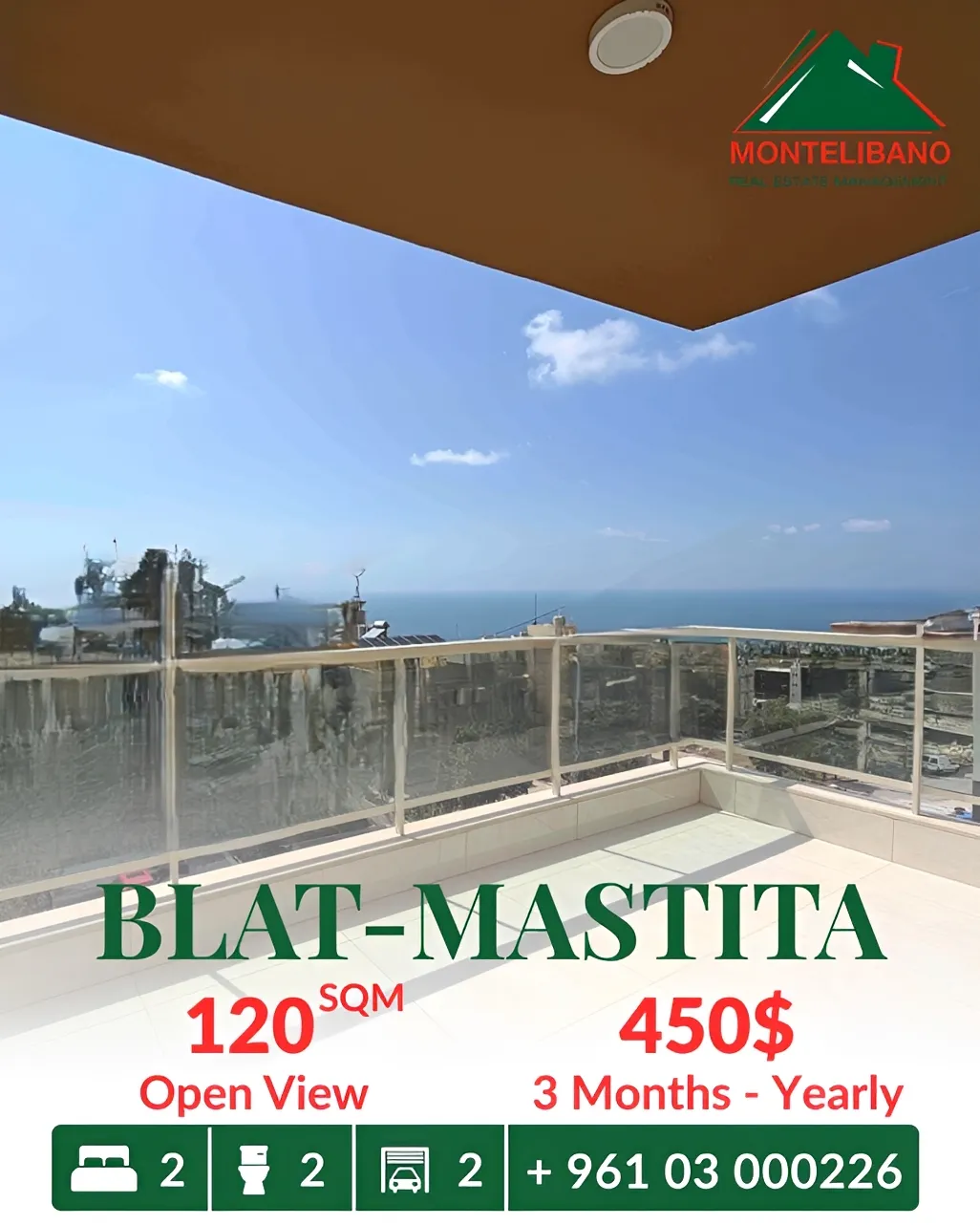 Apartment for rent in Blat