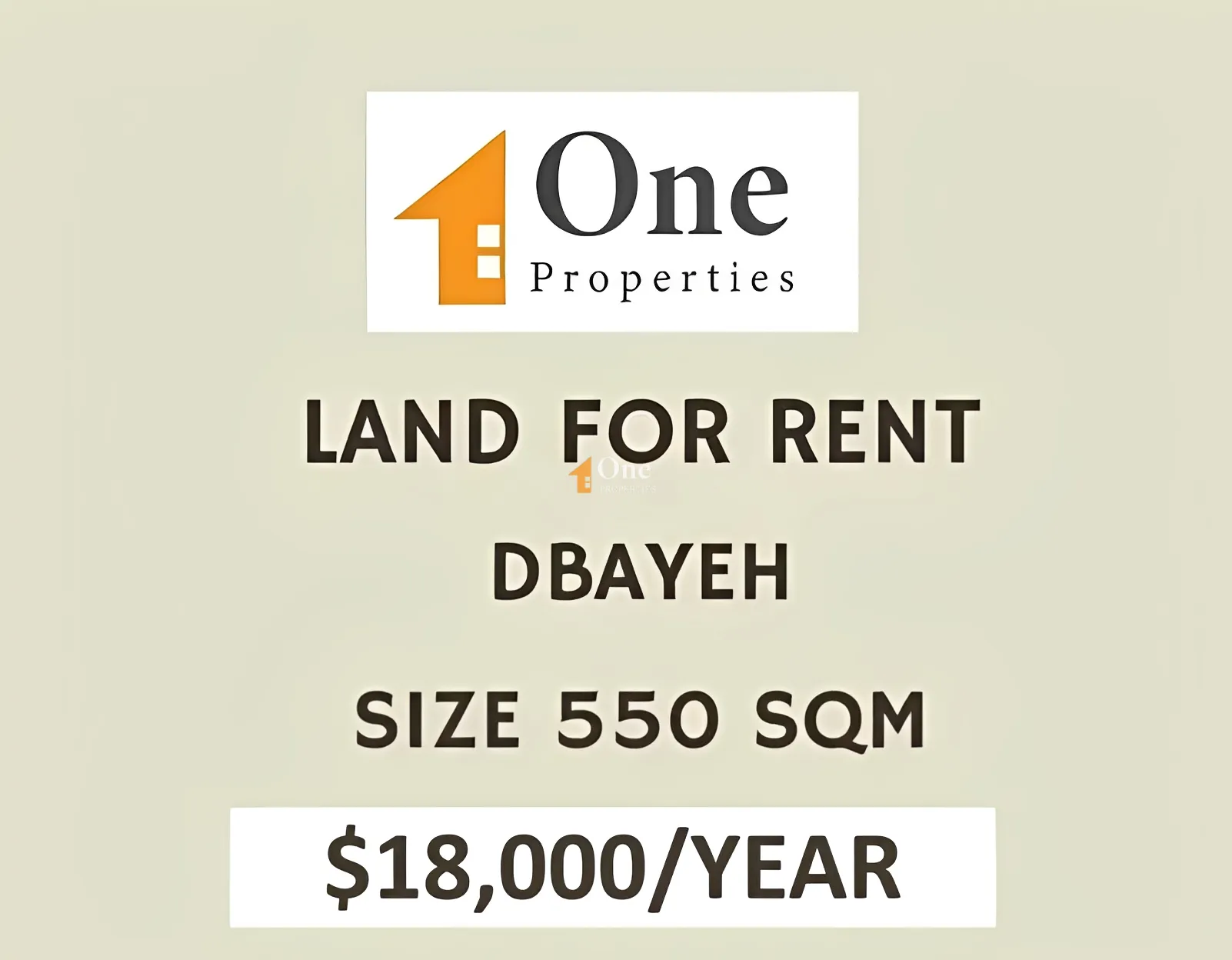 Land for Rent in Dbayeh, Lebanon