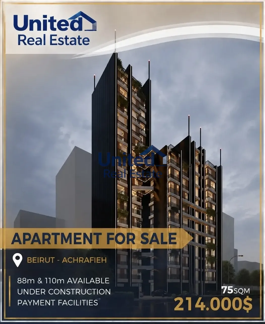 Apartment for sale in Achrafieh, beirut, lebanon