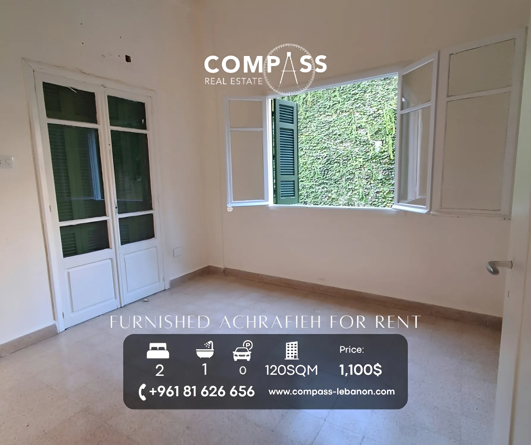 Apartment for rent in Achrafieh