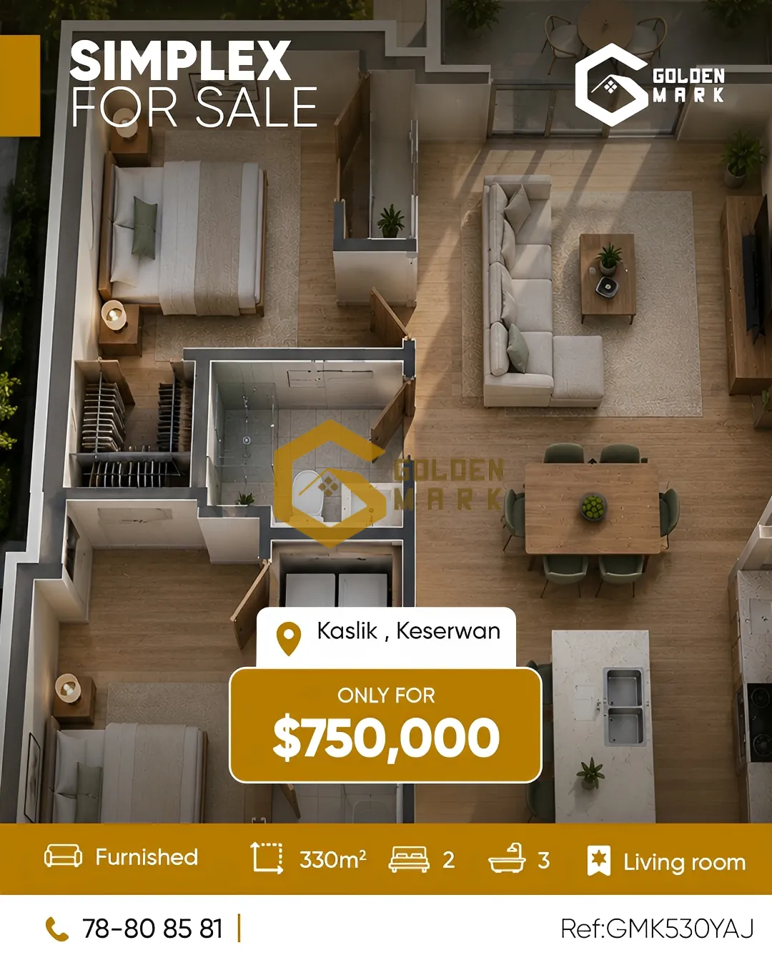 Apartment for Sale in Kaslik