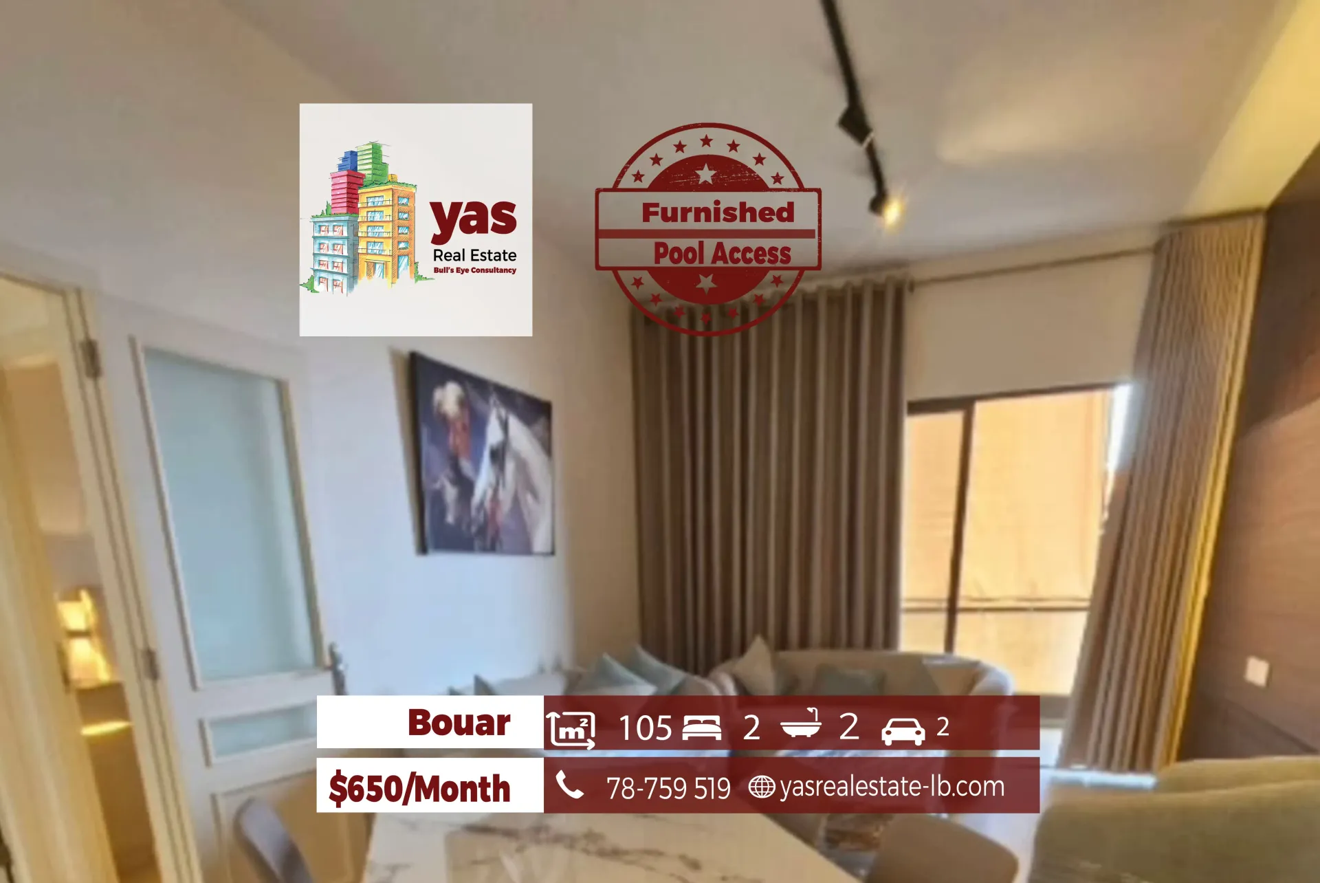 Apartment for Rent in Bouar - 2 bed, 2 bath