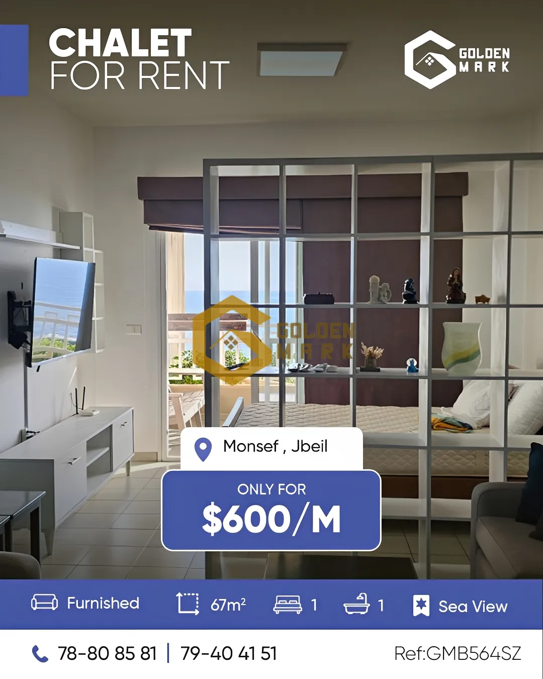 Chalet for Rent in Monsef