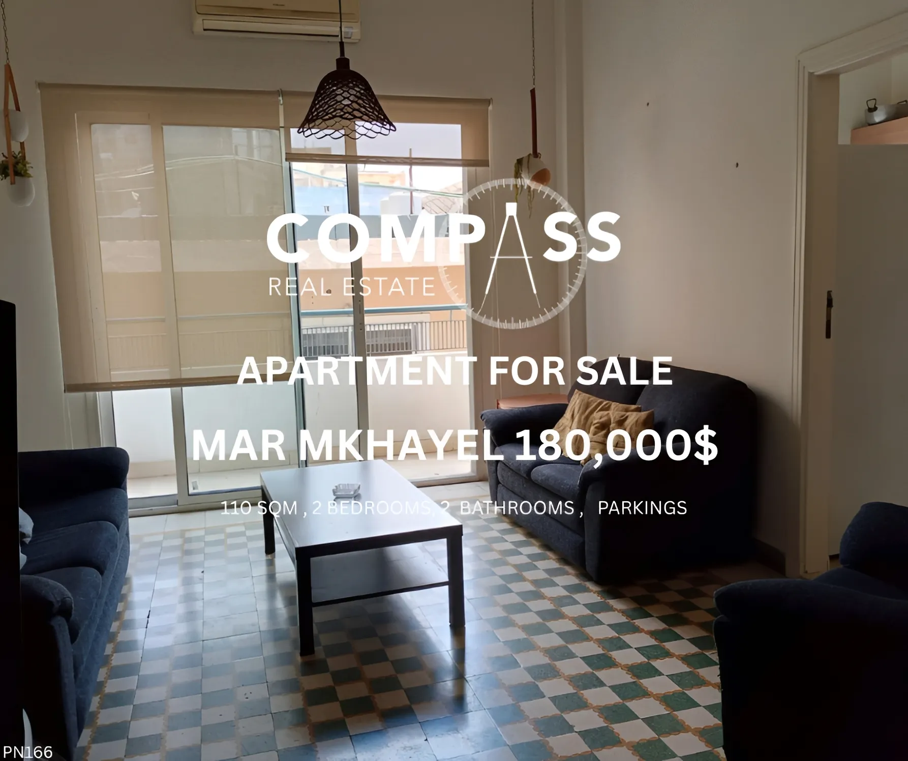 Apartment for Sale in Mar Mikhael, Beirut, Lebanon - 2 bed, 2 bath