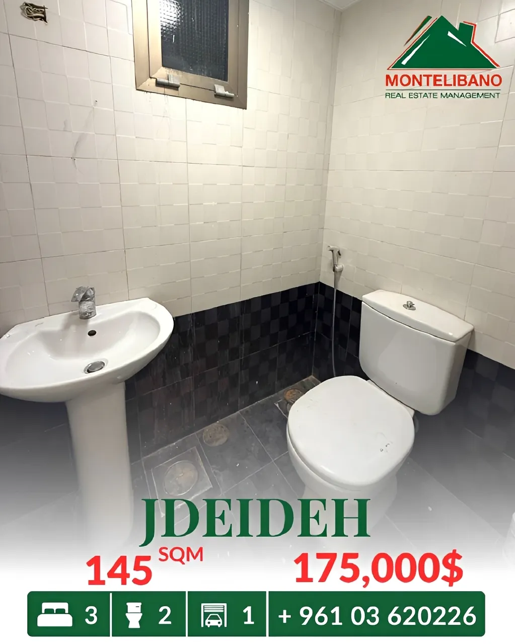 Apartment for sale in Jdeideh
