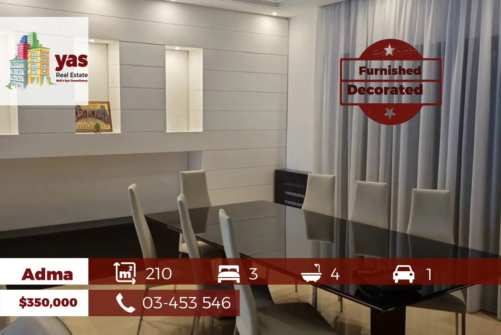 Apartment for Sale in Adma - 3 bed, 4 bath